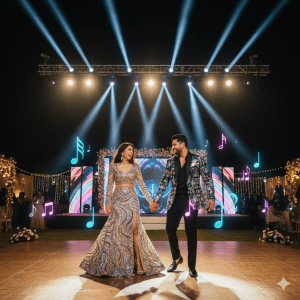 Read more about the article Sangeet Styles: Sequin Outfits & Indo-Western Vibes