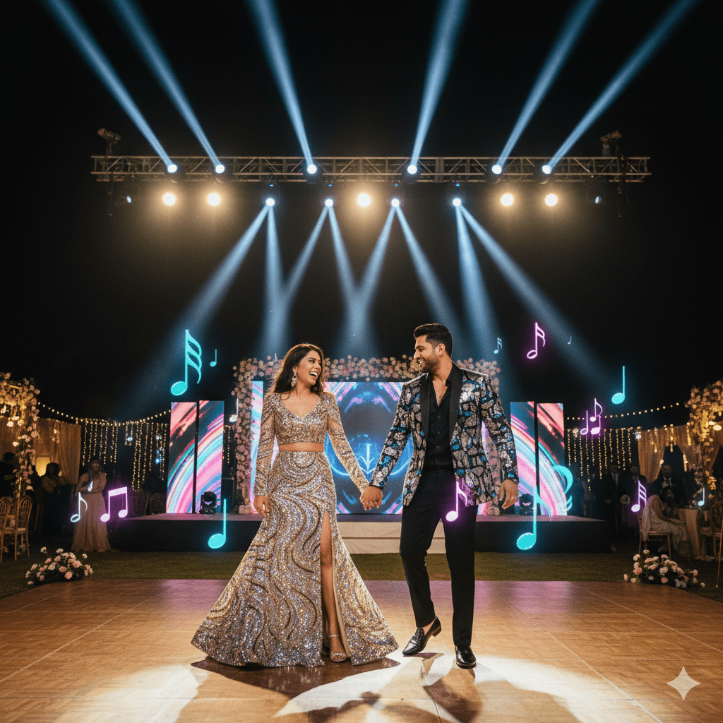 You are currently viewing Sangeet Styles: Sequin Outfits & Indo-Western Vibes