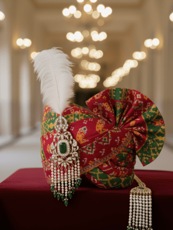 Panchrangi Jodhpuri Saafa for Groom