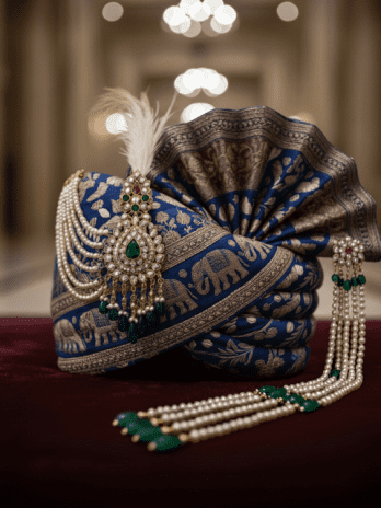 Blue Pagadi Groom