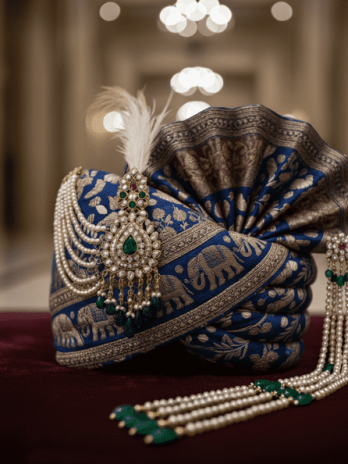 Blue Pagadi Groom