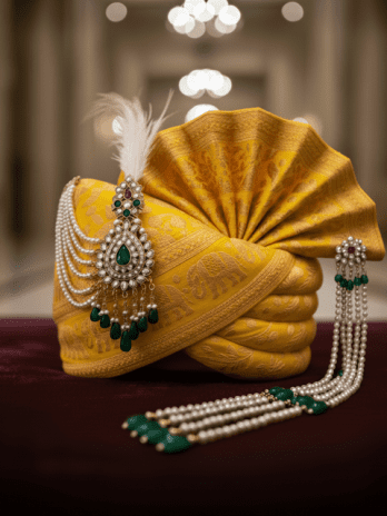 Mustard Pagadi Groom