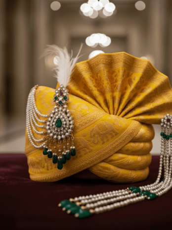 Mustard Pagadi Groom