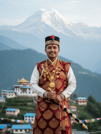 Traditional Grooms Clothes – Sikkim