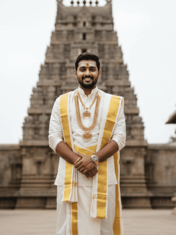 Traditional Grooms Clothes – Tamil Nadu