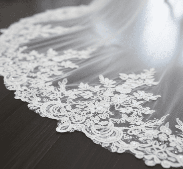 Veil for Wedding Gown Organza - Image 2